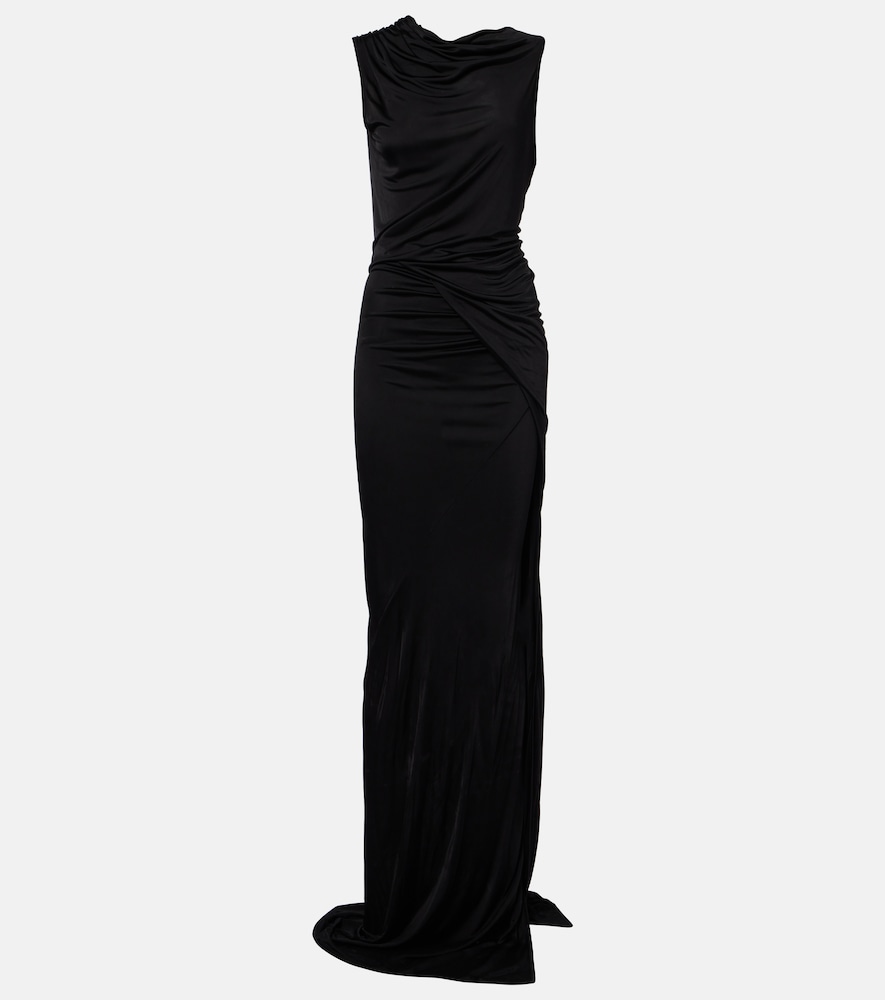 Rick Owens Lilies Shailee ruched gown