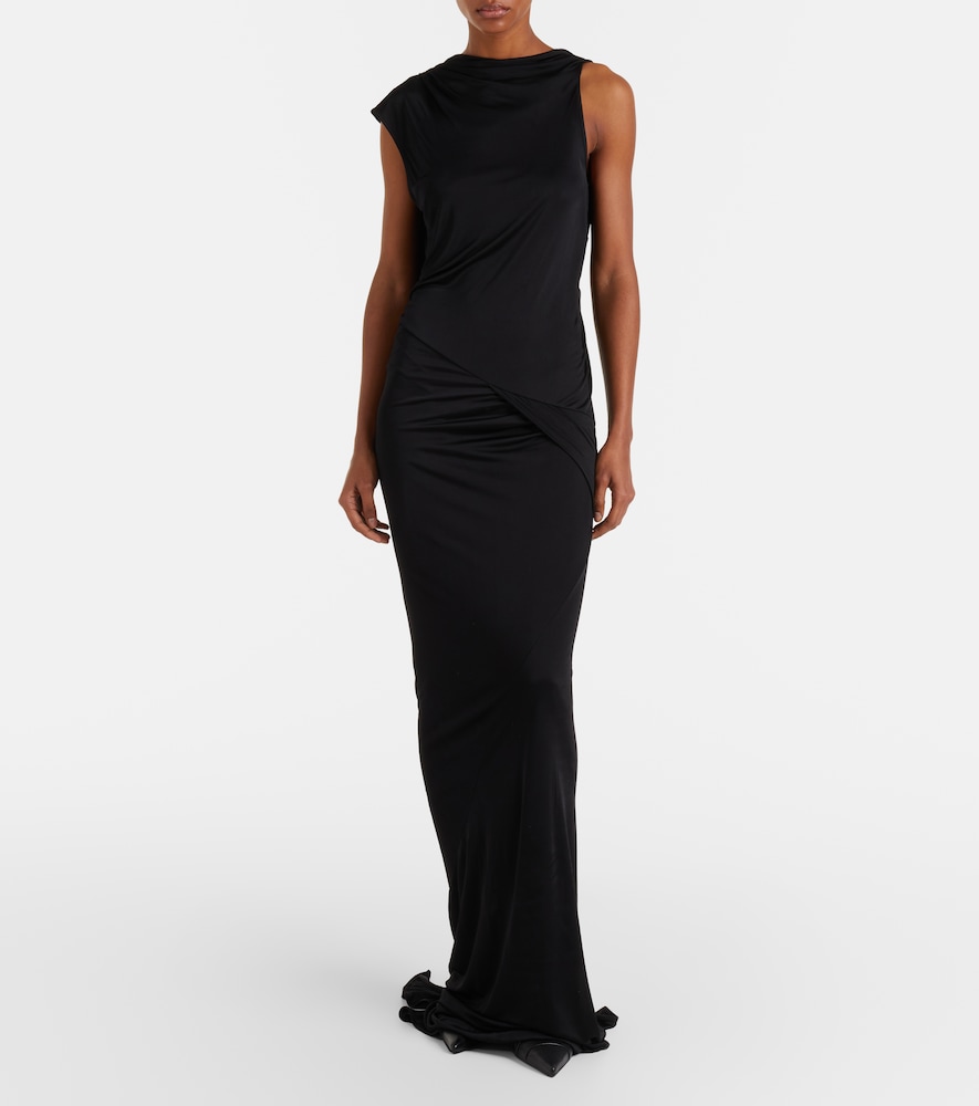 Rick Owens Lilies Shailee ruched gown
