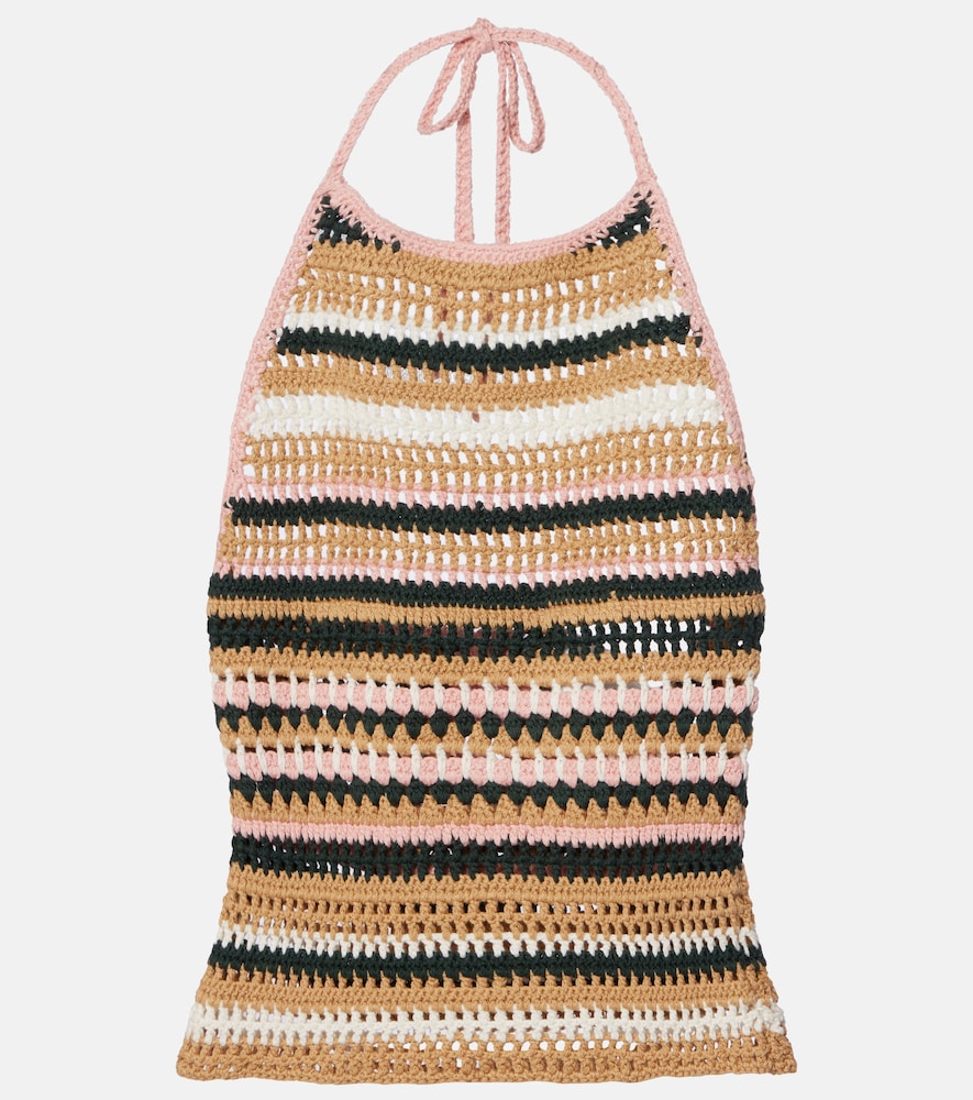 The Upside Crochet halterneck cotton top | Thumbnail 6
