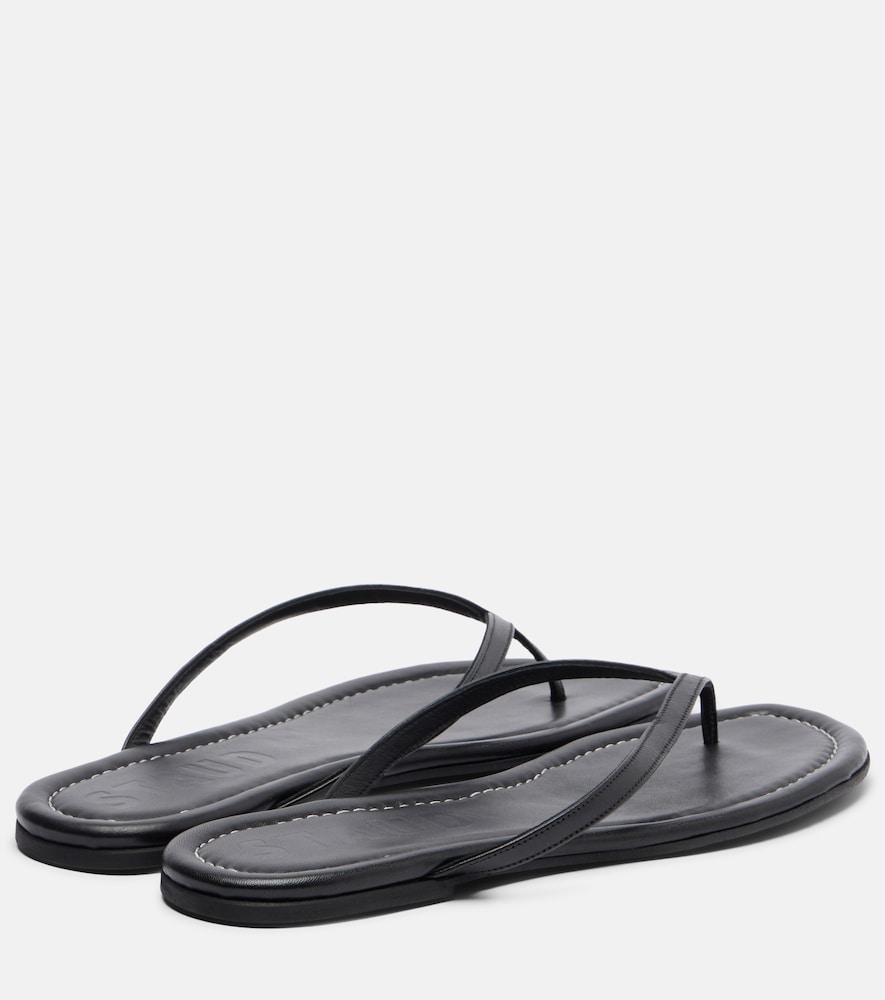  Staud Staud Freja Leather Thong Sandals 