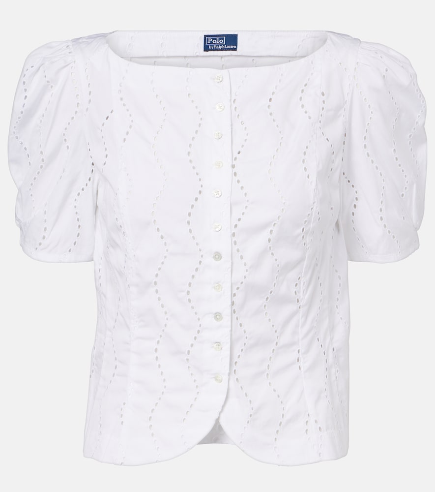 Polo Ralph Lauren Top en coton broderies anglaises 196 €