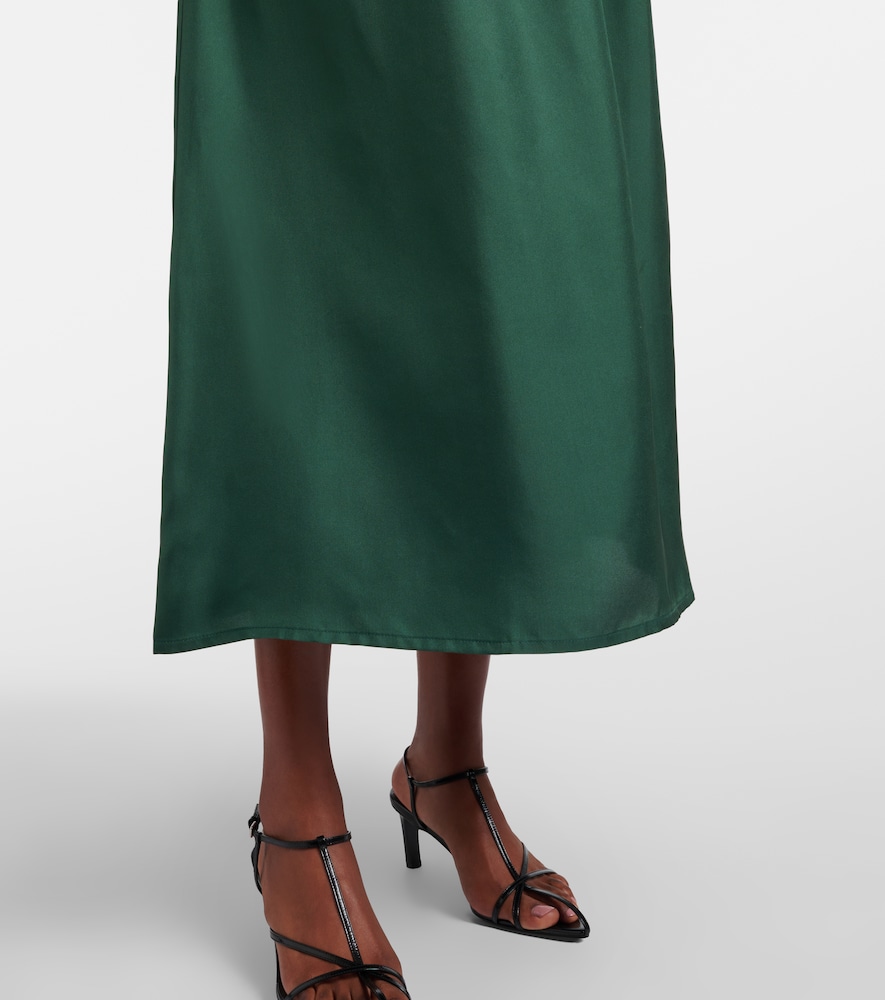  Asceno Asceno Maxirock Roma Aus Seiden-twill 