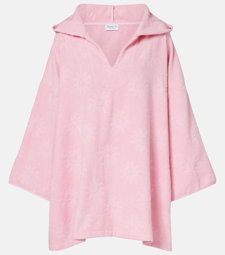 Hunza G Sunny cotton terry beach cover-up