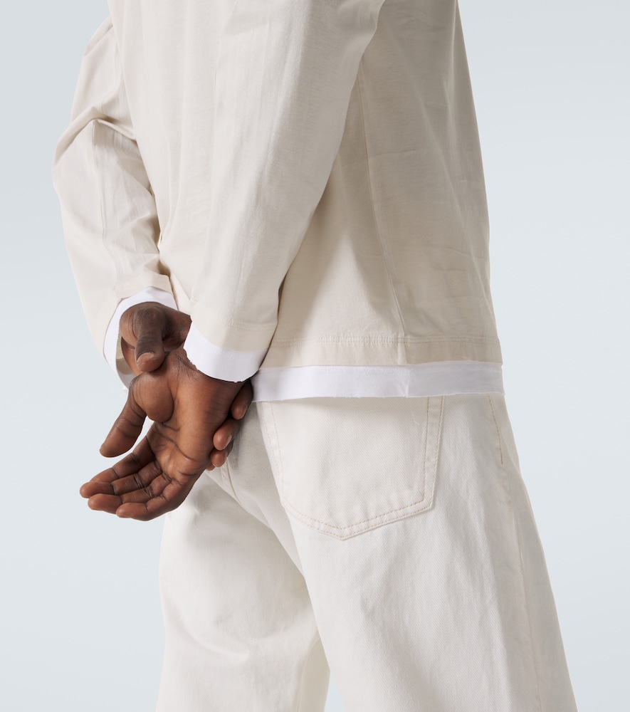 Layered Cotton Jersey T-Shirt