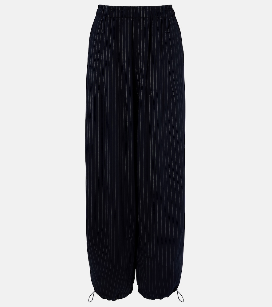The Frankie Shop Oakdale pinstripe wide-leg pants
