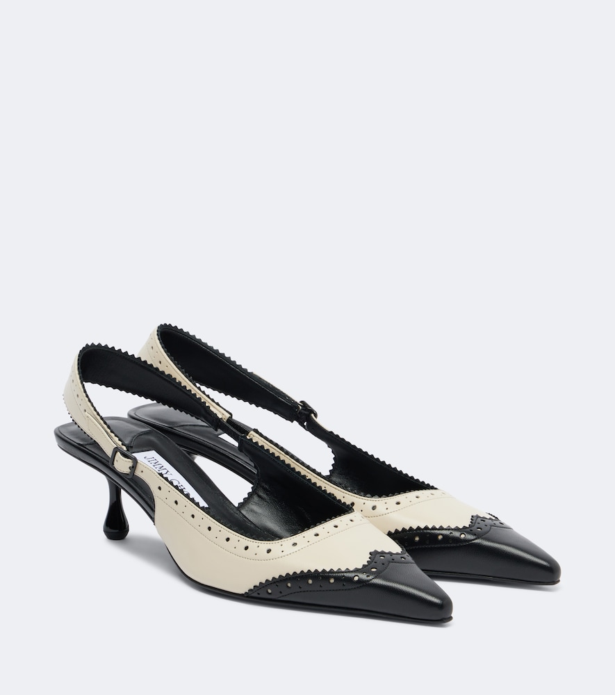 Slingback-Pumps Amel aus Leder