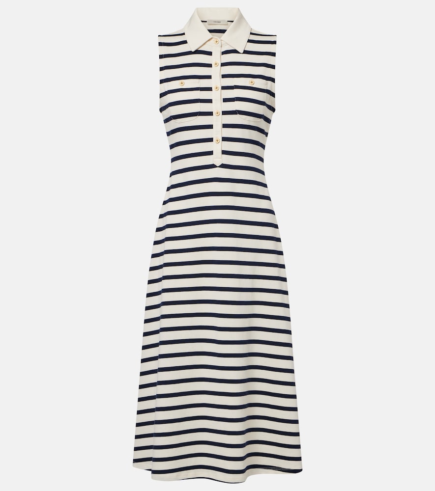 Abito polo Sea Breeze in cotone a righe