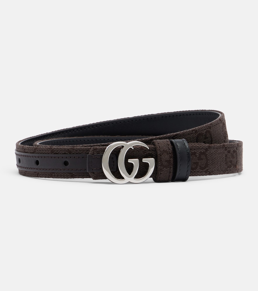 Wendbarer Gürtel GG Marmont aus Canvas