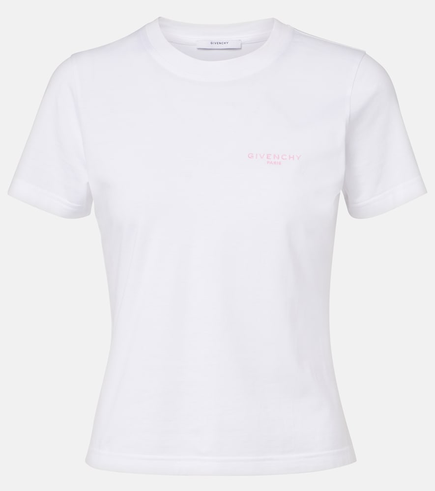 Givenchy Women's White Cotton Jersey T-Shirt UK Size 16 - Mytheresa