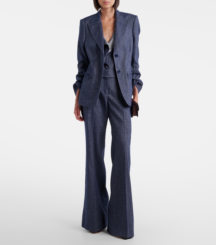 Dorothee Schumacher Fluid Denim flared pants