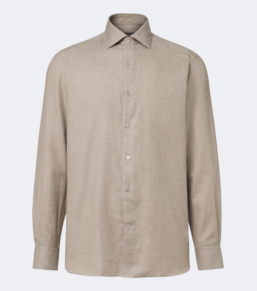 Zegna Chemise en coton et cachemire 745 €