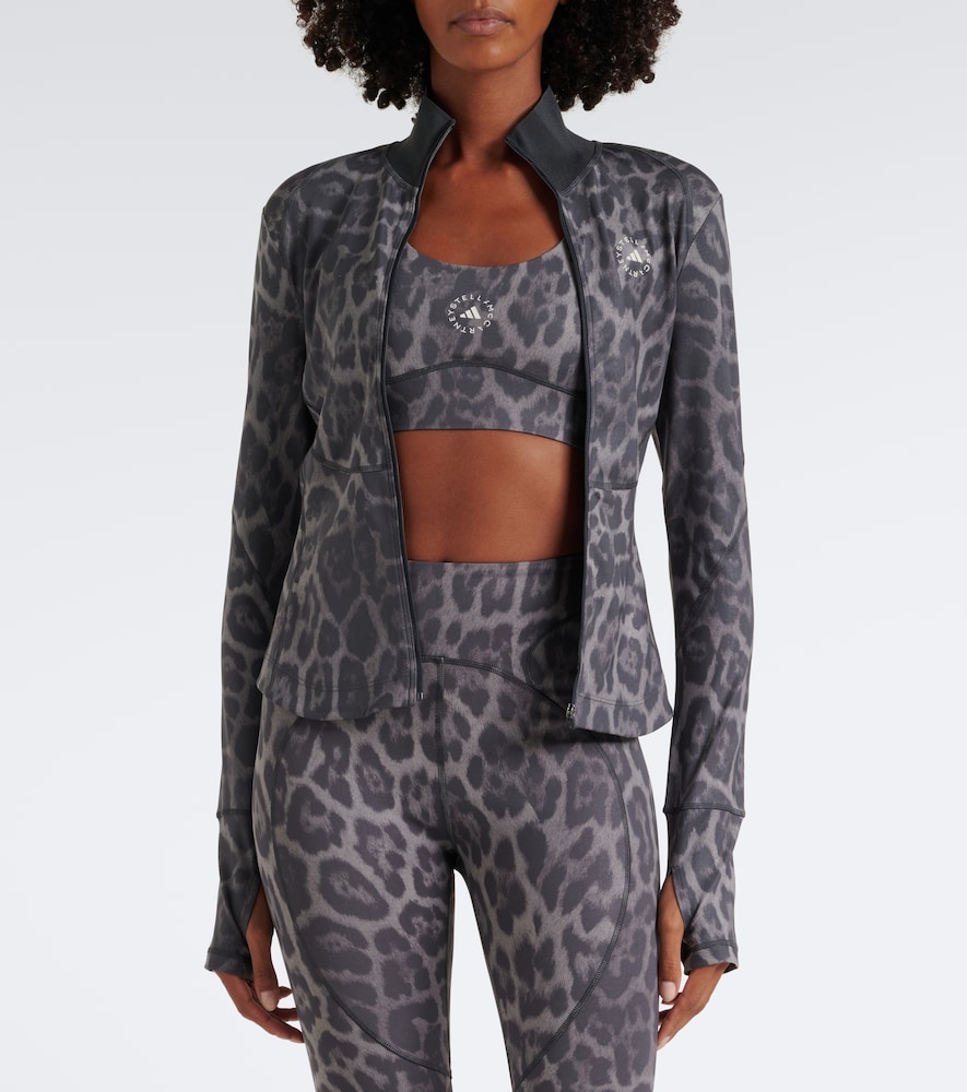 By Stella Mccartney Truepurpose Leopard-Print Technical Jacket