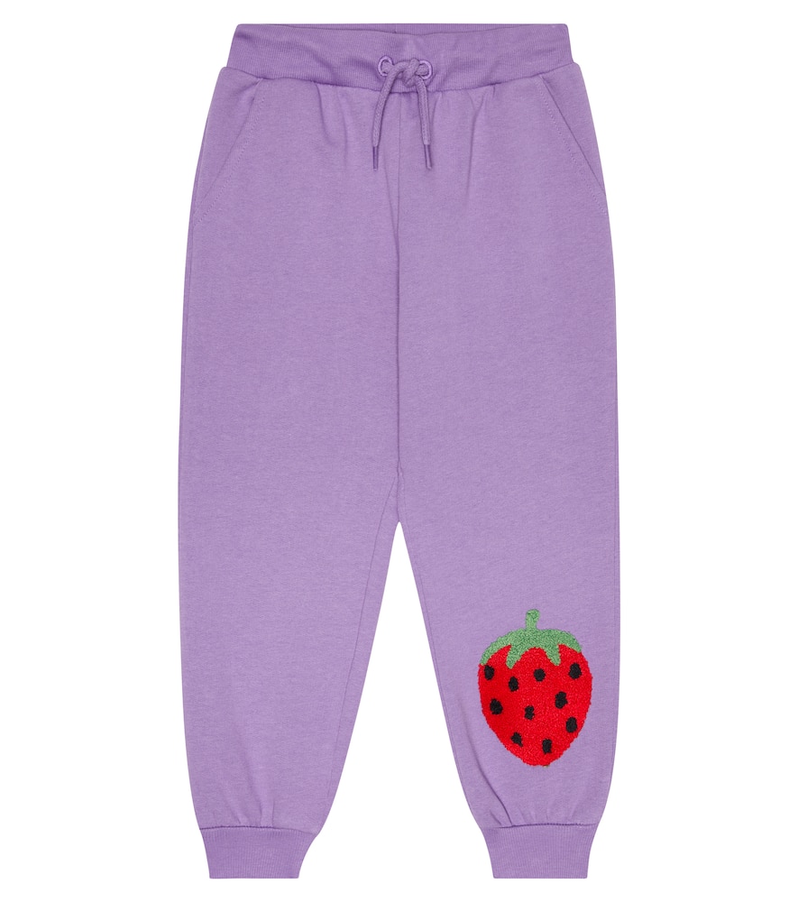 Mini Rodini Sweatpants With Print Purple In Purple