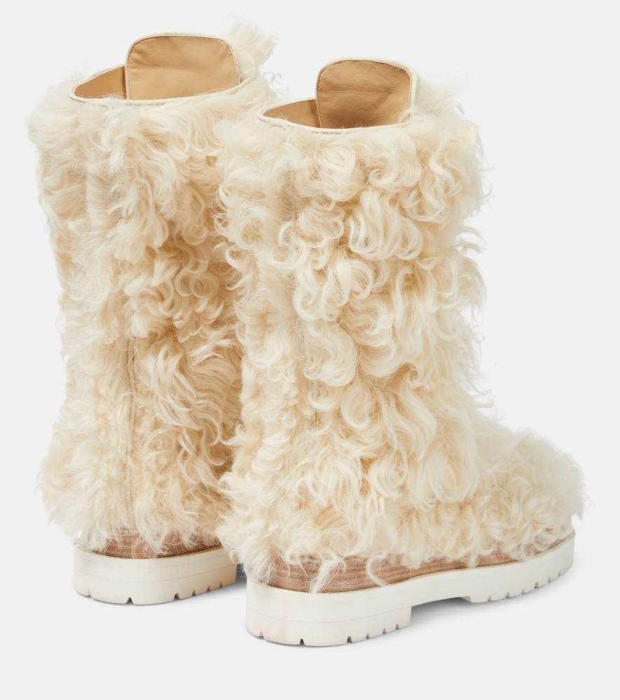  Magda Butrym Magda Butrym Schnürstiefel Aus Shearling 