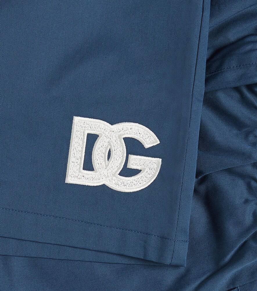  Dolce&gabbana Kids Dolce&gabbana Kids Dg Cotton-blend Jersey Shorts 