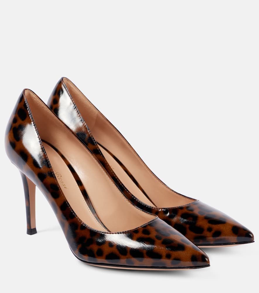 Gianvito Rossi Gianvito 85 Leather Pumps In Schwarz