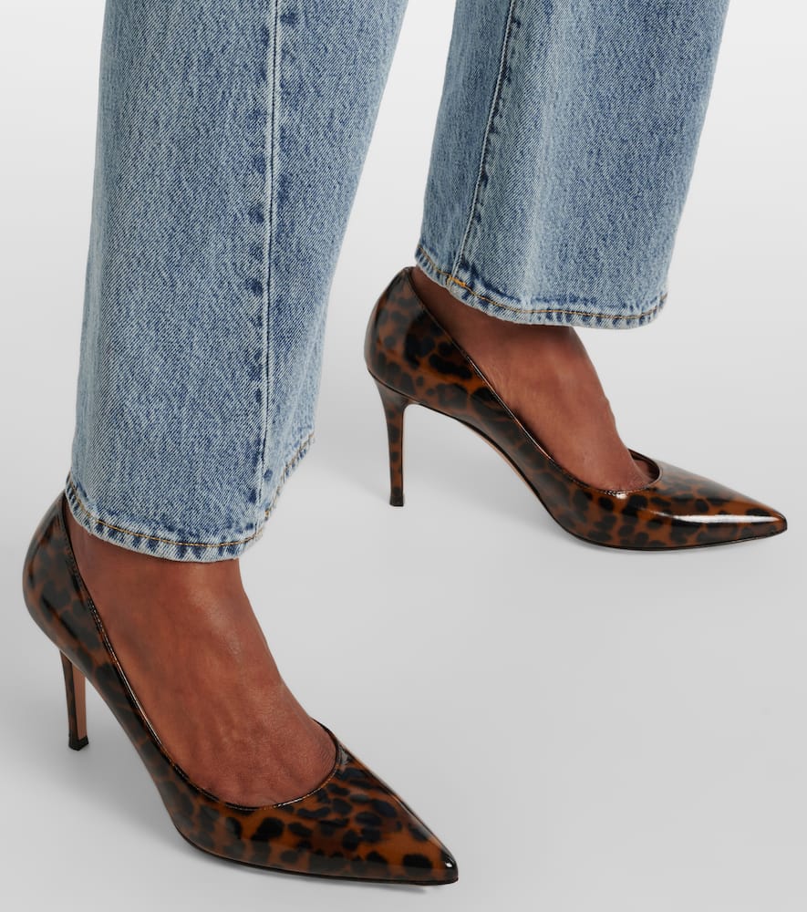 Gianvito Rossi Gianvito 85 Leather Pumps In Schwarz