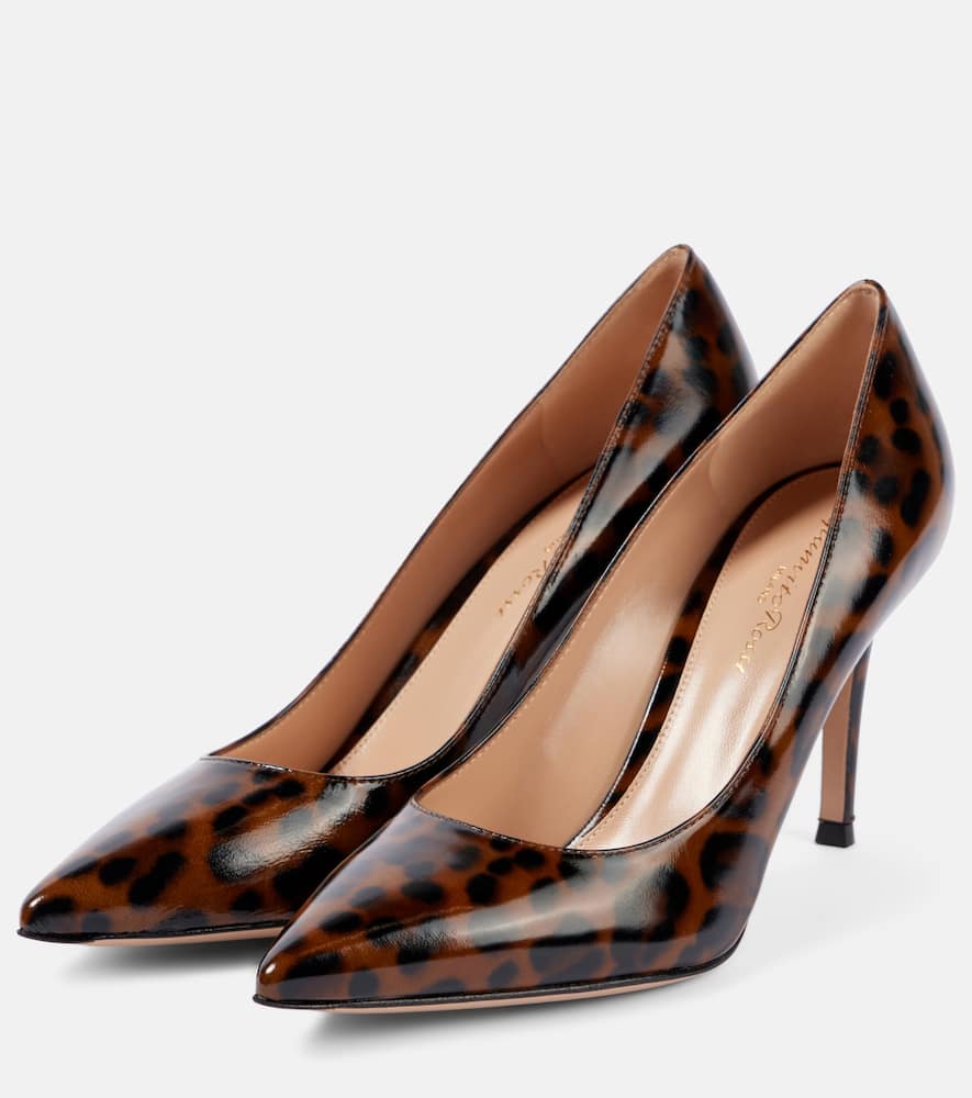 Gianvito Rossi Gianvito 85 Leather Pumps In Schwarz
