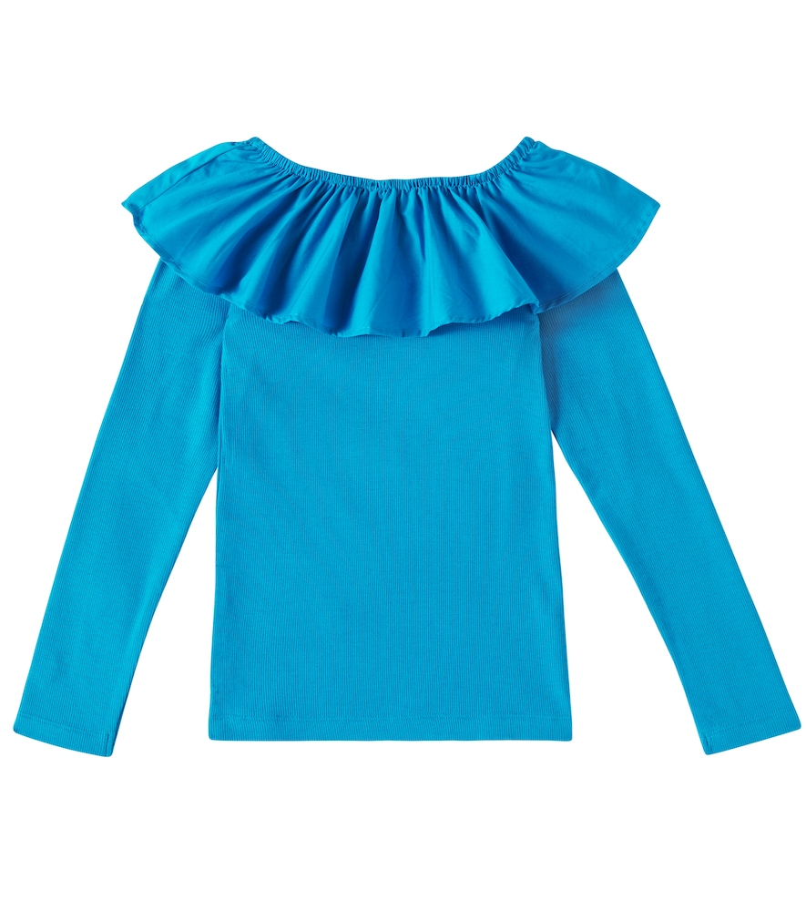  Molo Molo Renate Ruffled Cotton-blend Top 