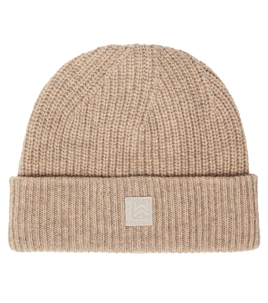 Liewood Emilio Wool And Cotton Beanie In Beige