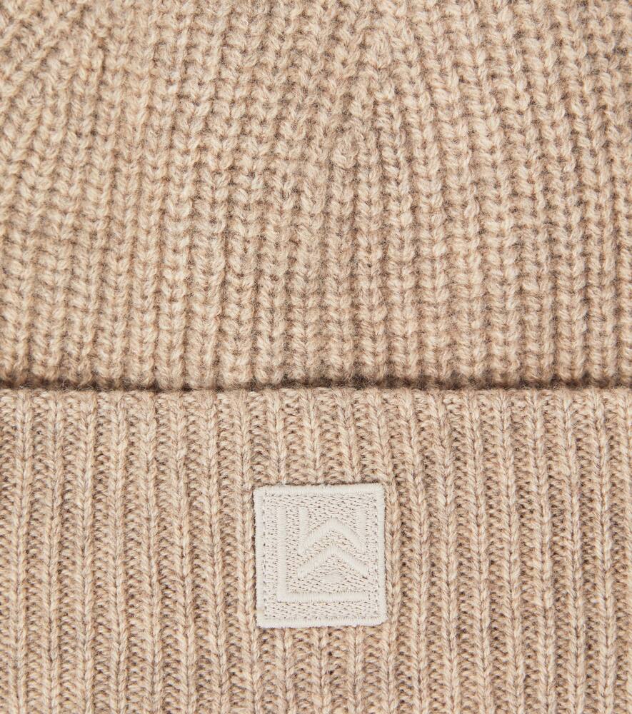 Liewood Emilio Wool And Cotton Beanie In Beige