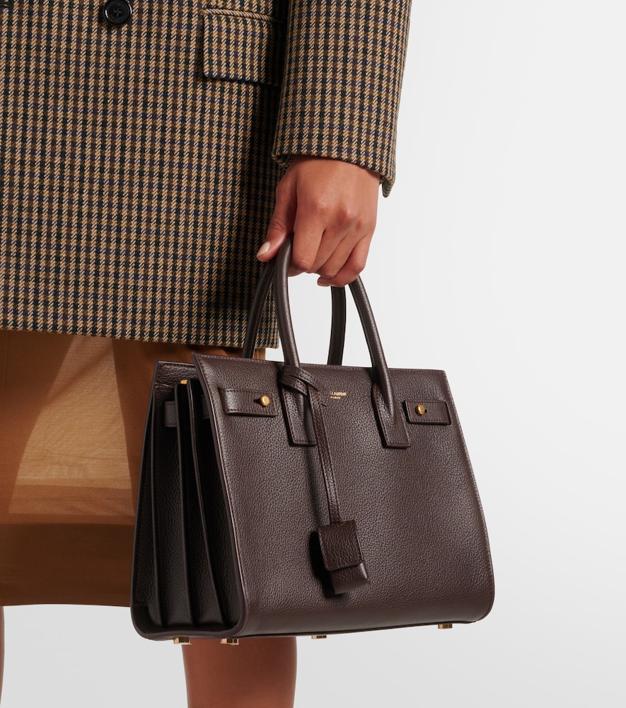 Saint Laurent Sac De Jour Baby leather tote bag