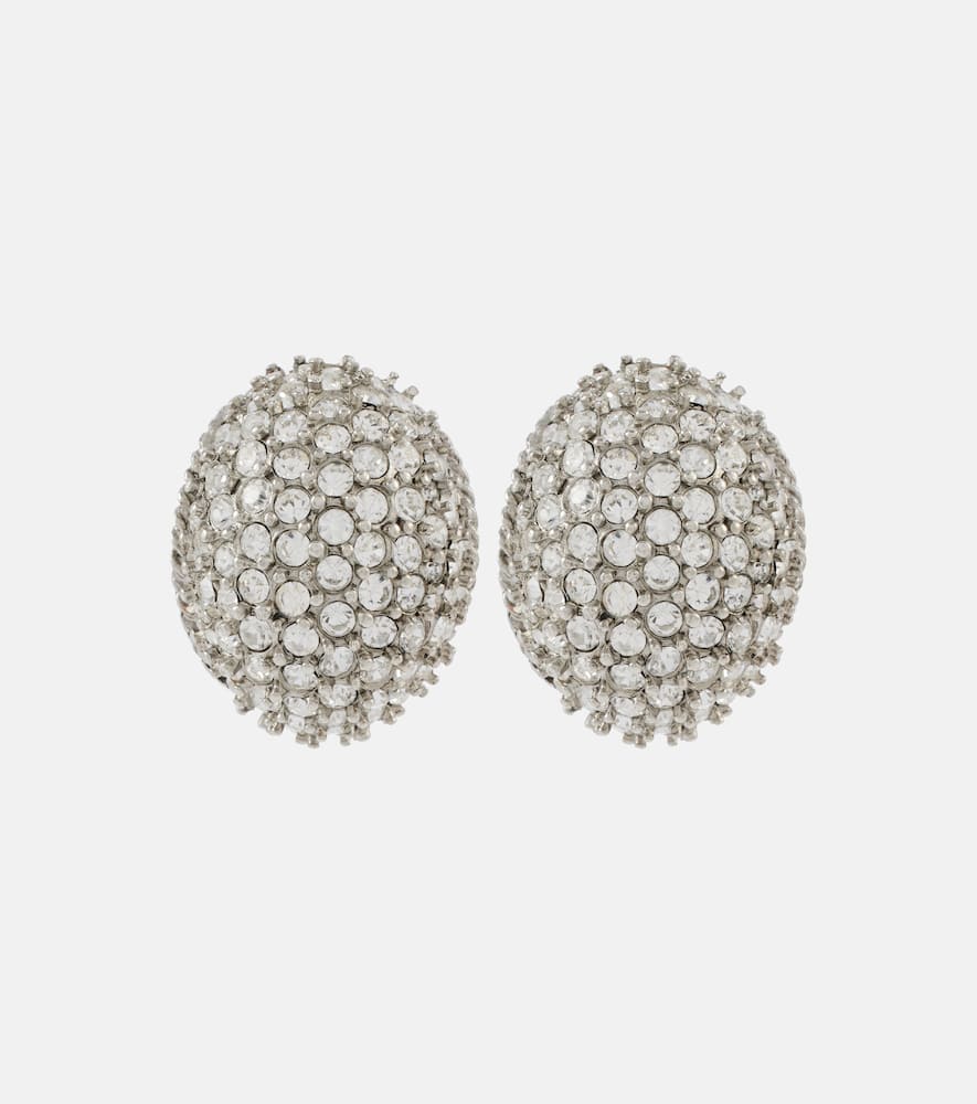 Jennifer Behr Tinsel crystal-embellished earrings