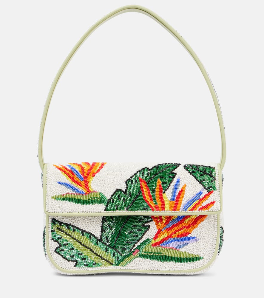 Staud Tommy beaded shoulder bag
