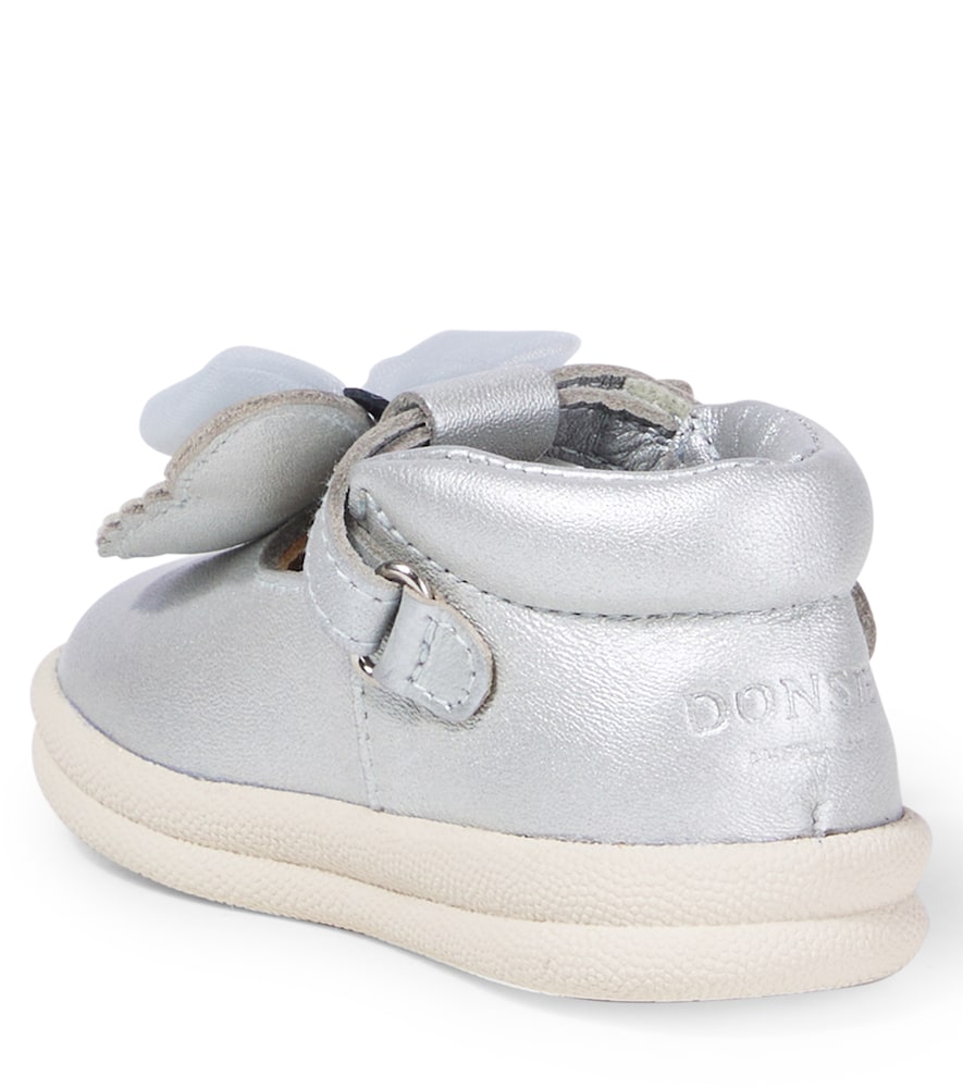 Donsje Donsje Baby Sneakers Vlindy Aus Metallic-leder 
