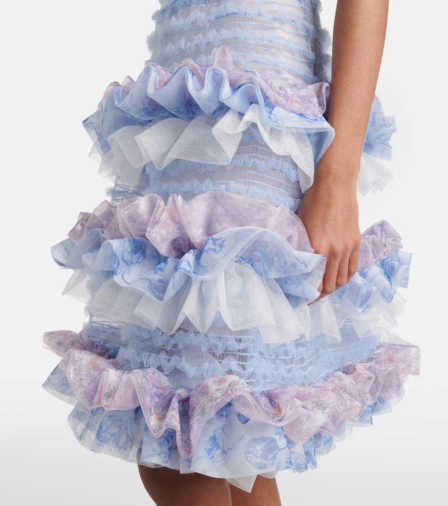  Susan Fang Susan Fang Bedrucktes Minikleid 