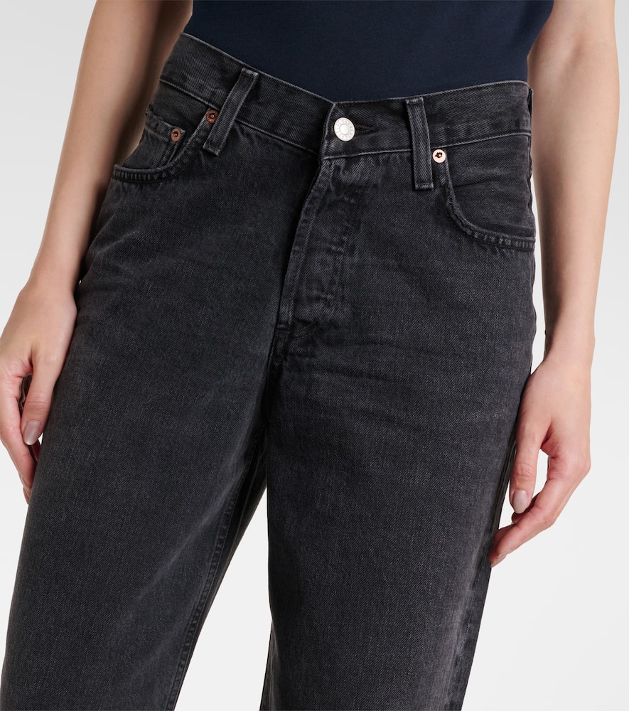Agolde V-waist Baggy High-rise Wide-leg Jeans