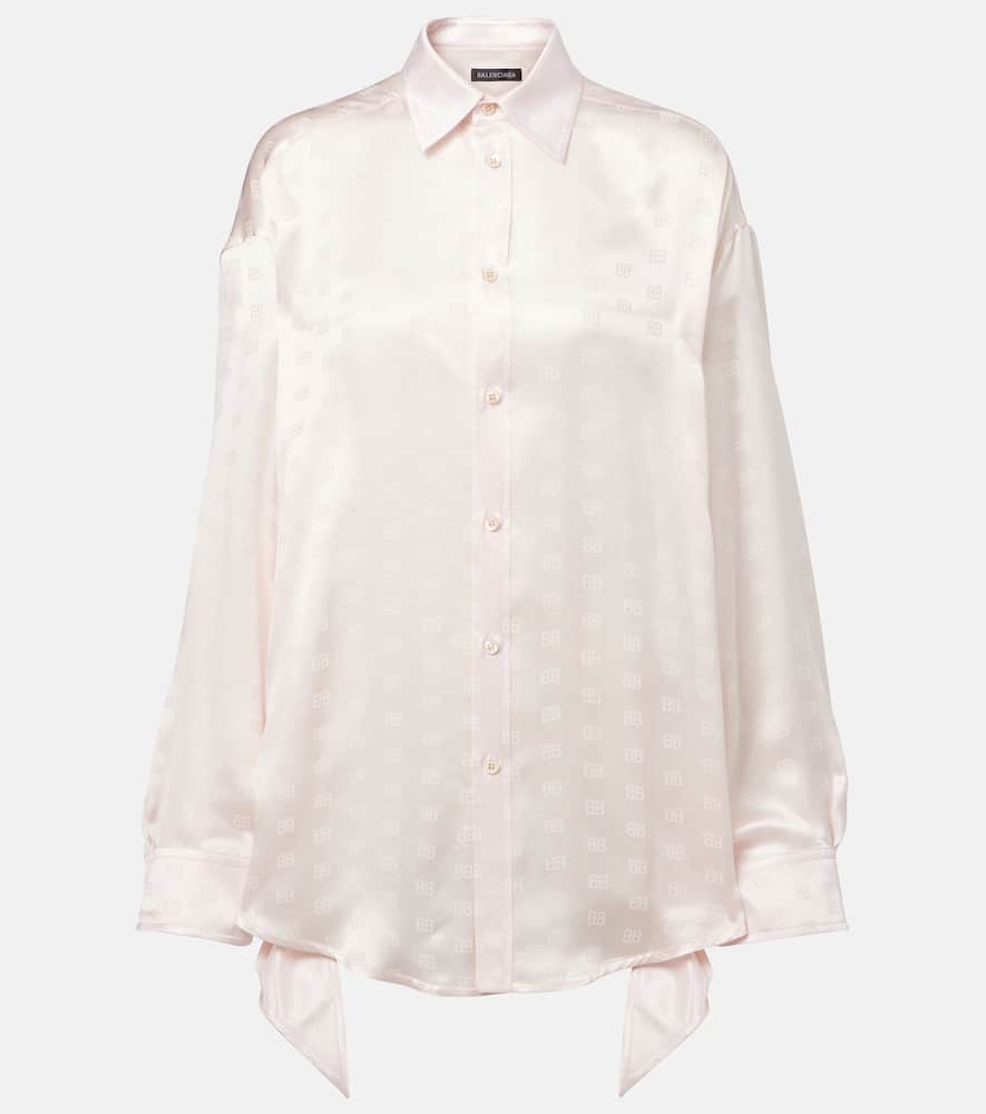 Silk satin shirt