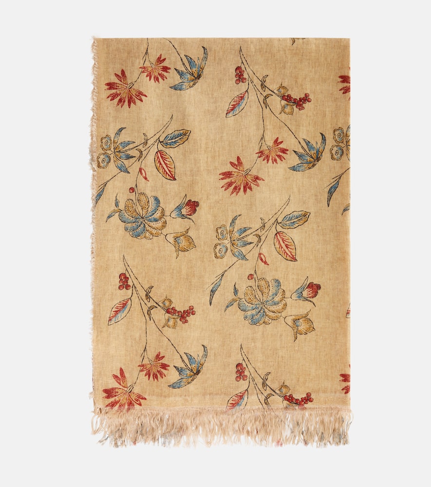 Tormento floral linen tablecloth