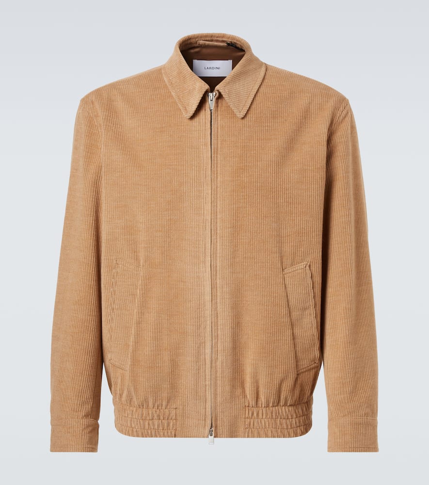 Cotton and alpaca corduroy jacket
