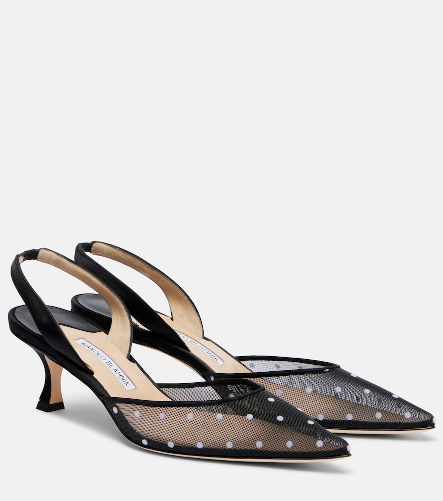Manolo Blahnik Escarpins Carolyne 50 en rsille 584 €