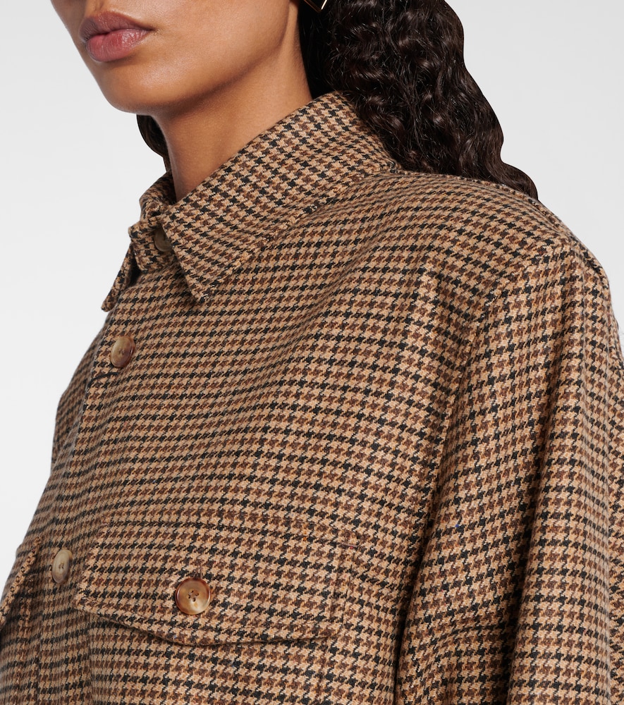 Saint Laurent Saint Laurent Houndstooth Overshirt 