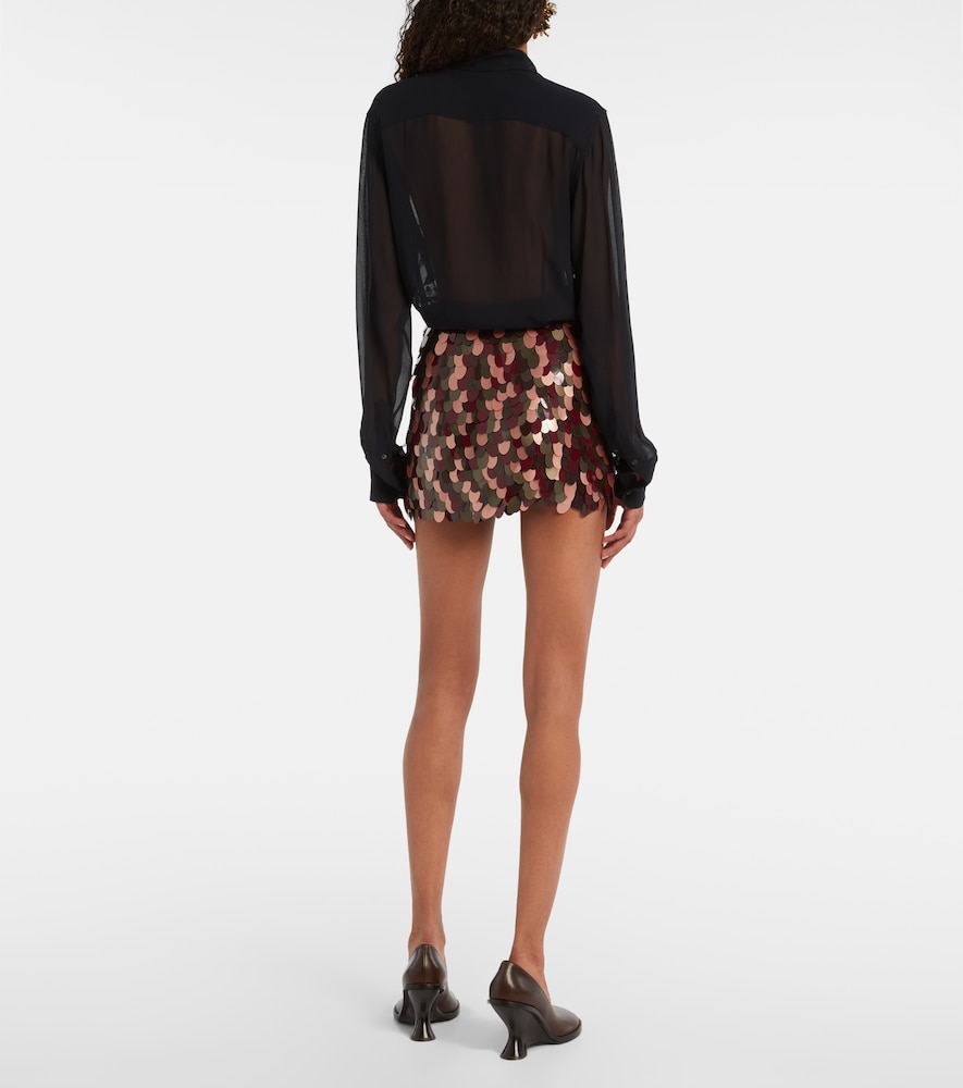  Dries Van Noten Dries Van Noten Sequined Miniskirt 