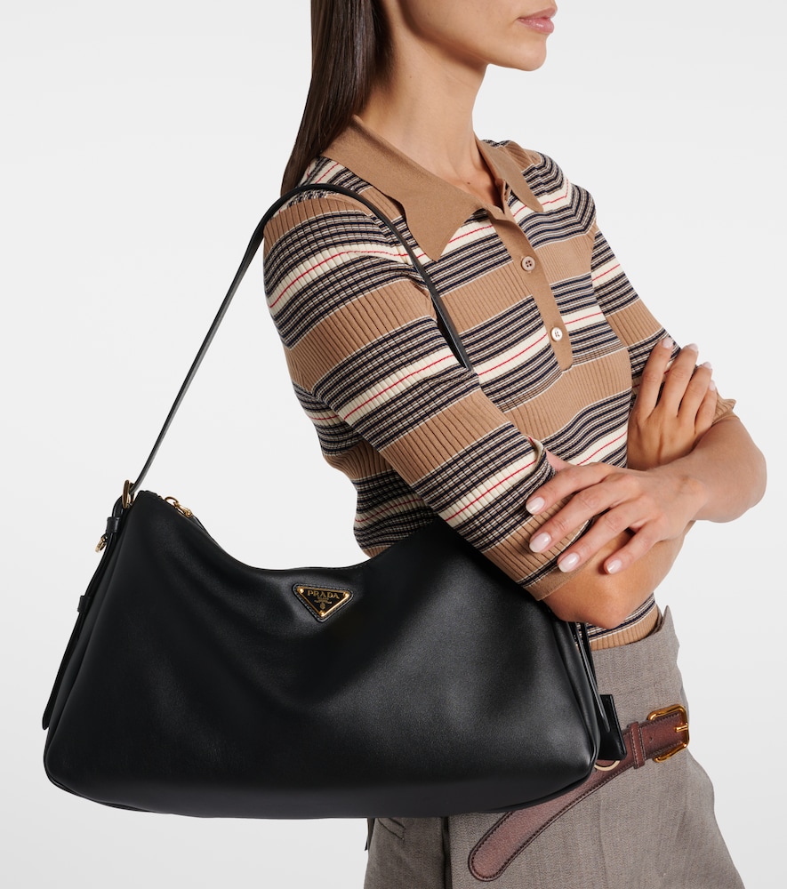 Prada Prada Aimée Large leather shoulder bag