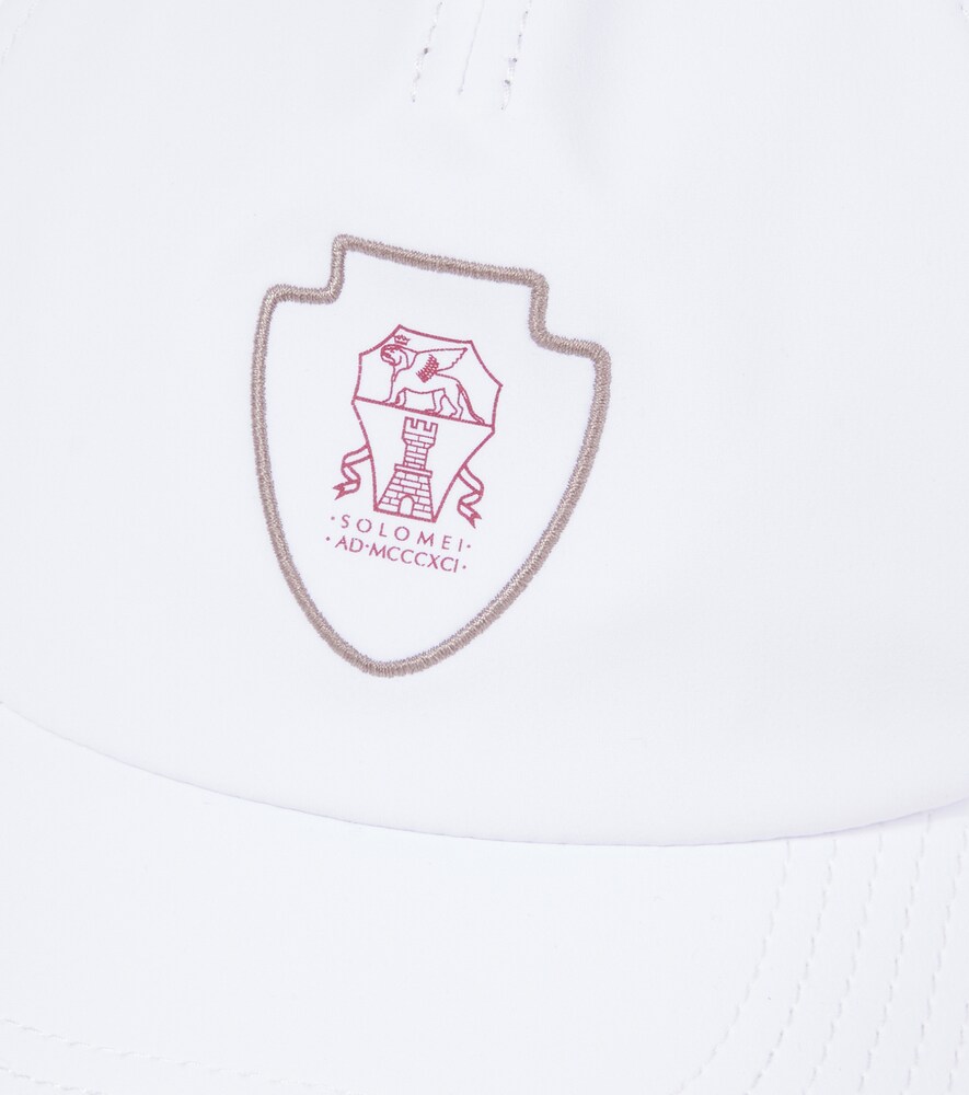  Brunello Cucinelli Kids Brunello Cucinelli Kids Bestickte Baseballcap 