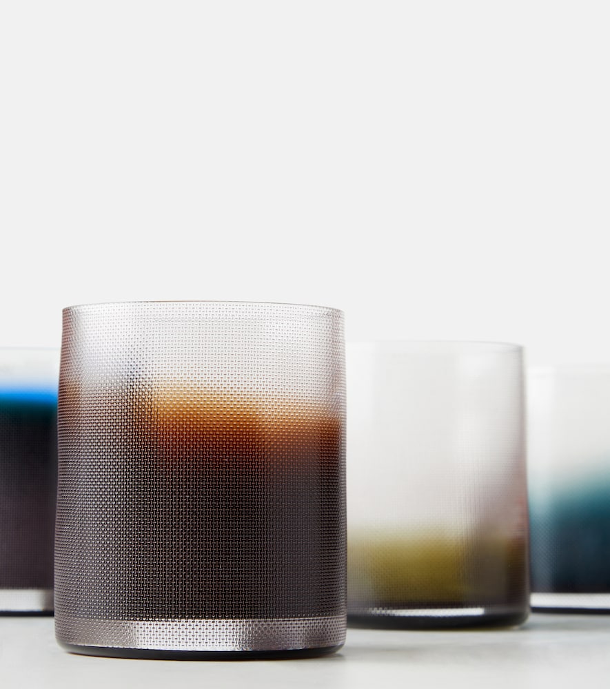  Milena Kling Milena Kling Raw Glassware Set Of 4 Glass Tumblers 