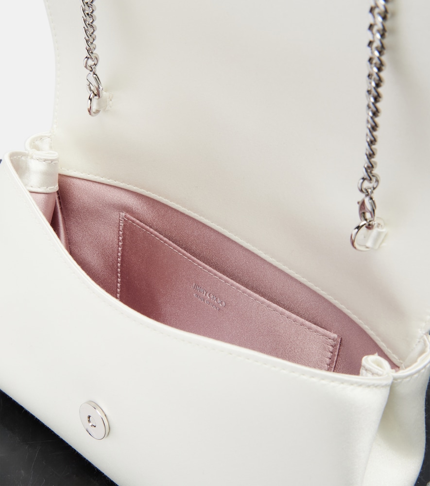  Jimmy Choo Jimmy Choo Verzierte Clutch Soft Bow Mini Aus Satin 