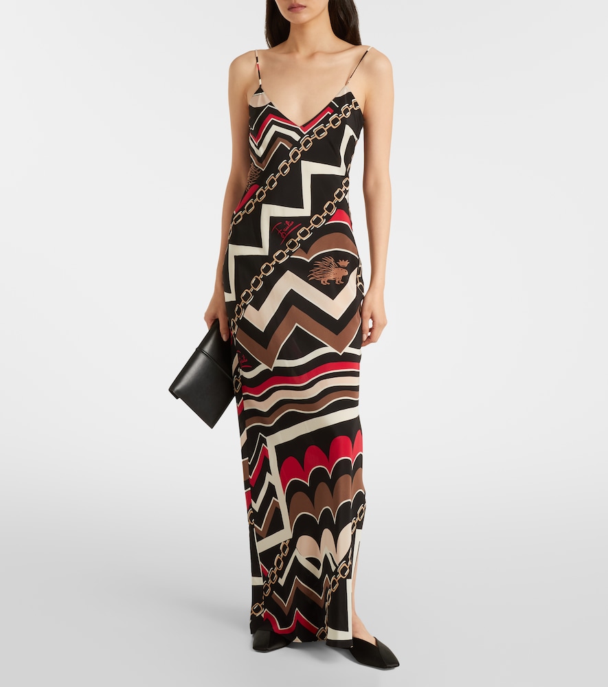 Pucci Istrice silk slip dress