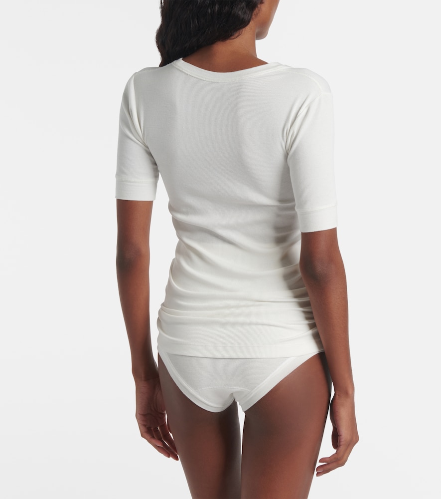  Calvin Klein Collection Calvin Klein Collection Top Aus Einem Baumwollgemisch 