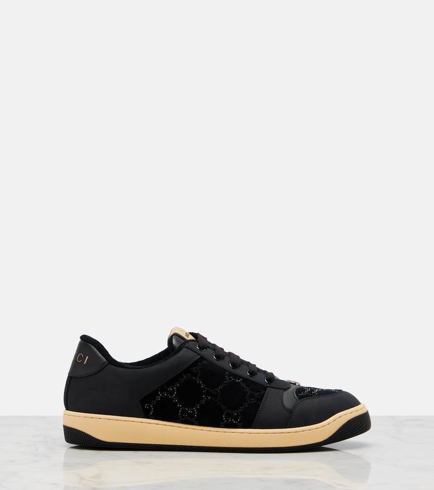  Gucci Gucci Sneakers Screener Mit Leder 