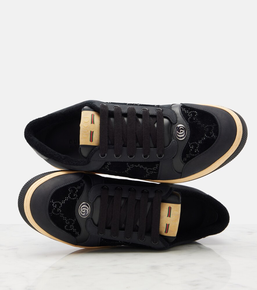  Gucci Gucci Sneakers Screener Mit Leder 