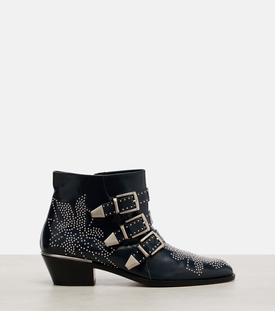  Chloe Chloé Botines Susanna De Piel Con Tachuelas 