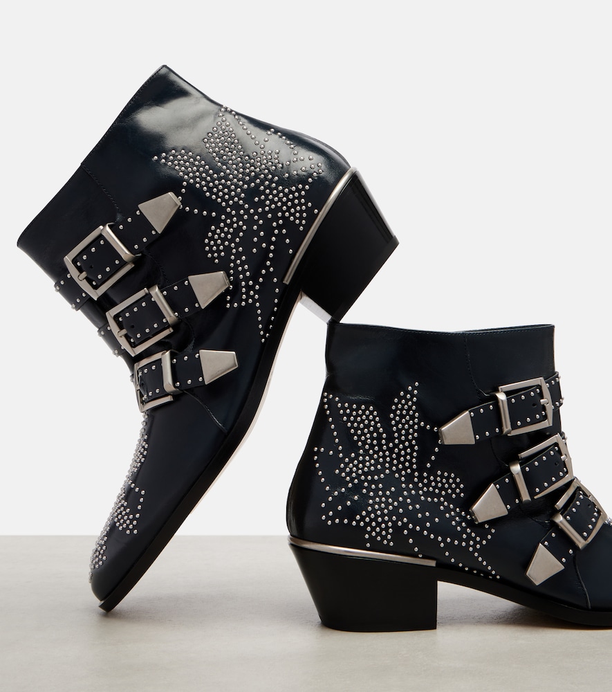  Chloe Chloé Botines Susanna De Piel Con Tachuelas 