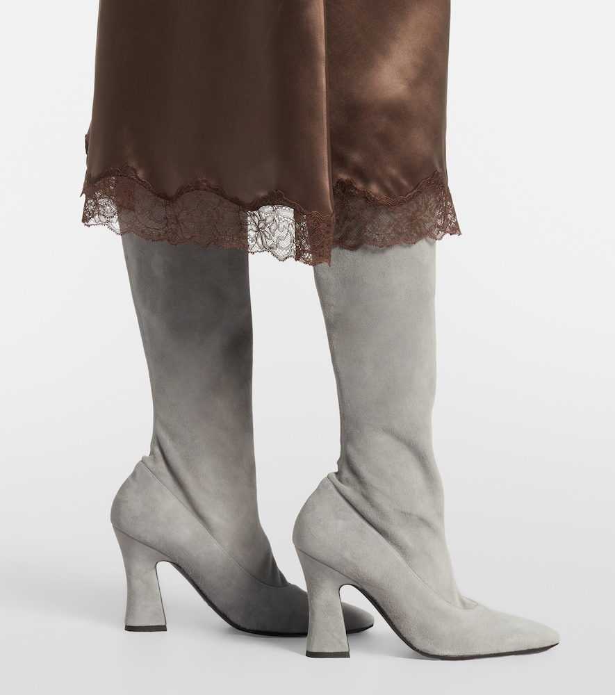 Magda Butrym Suede knee-high boots
