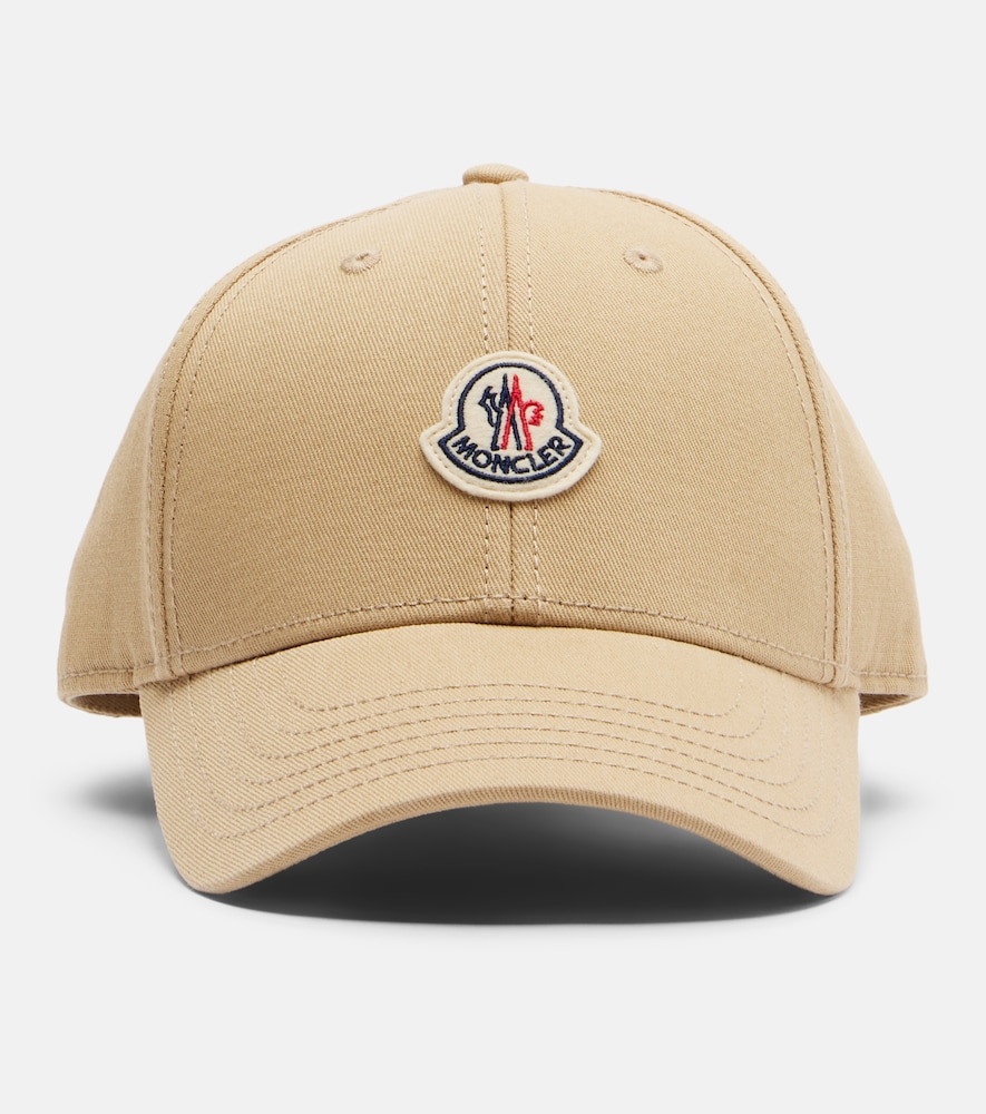 Moncler Logo cotton gabardine baseball cap