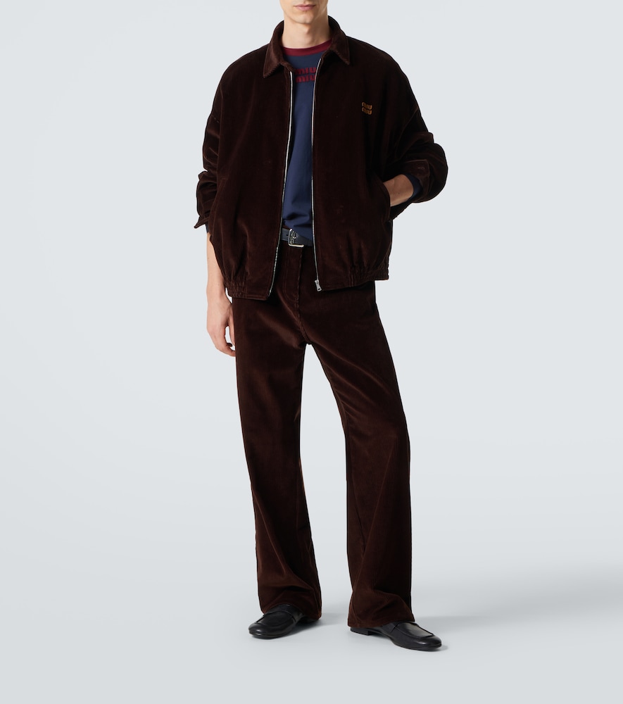  Miu Miu Miu Miu Blouson Aus Baumwoll-cord 